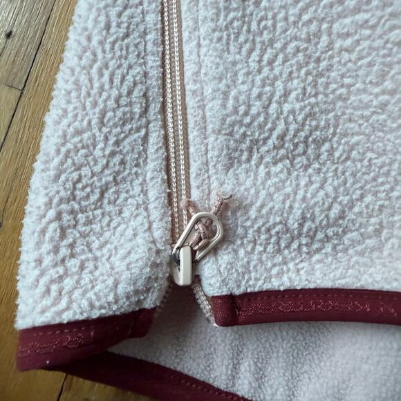 Karitraa Women's Pink 1/2 Zip Pullover Fleece Hoodie Jacket Size M Winter Snow - Picture 4 of 11